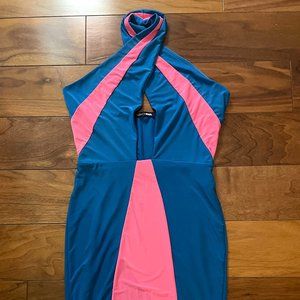 Fashion Nova My Sights On You Halter Mini Dress